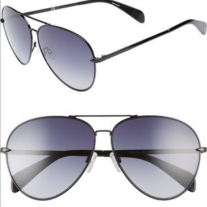NWOT Rag & Bone Oversized Aviator Sunglasses